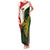 Personalised PNG Eastern Highlands Family Matching Tank Maxi Dress and Hawaiian Shirt Bird of Paradise Tattoo Flag Motif - Polynesian Pride