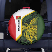 Personalised PNG Eastern Highlands Spare Tire Cover Bird of Paradise Tattoo Flag Motif - Polynesian Pride