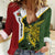 Personalised PNG Eastern Highlands Women Casual Shirt Bird of Paradise Tattoo Flag Motif - Polynesian Pride