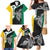 Personalised PNG Enga Province Family Matching Mermaid Dress and Hawaiian Shirt Bird of Paradise Tattoo Flag Motif - Polynesian Pride