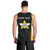 Personalised PNG Enga Province Men Tank Top Bird of Paradise Tattoo Flag Motif - Polynesian Pride