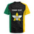 Personalised PNG Enga Province Rugby Jersey Bird of Paradise Tattoo Flag Motif - Polynesian Pride