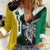 Personalised PNG Enga Province Women Casual Shirt Bird of Paradise Tattoo Flag Motif - Polynesian Pride