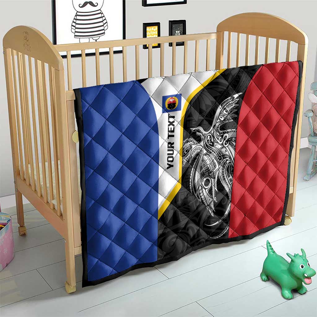 Personalised PNG Gulf Province Quilt Bird of Paradise Tattoo Flag Motif - Polynesian Pride