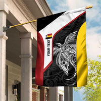 Personalised PNG Madang Province Garden Flag Bird of Paradise Tattoo Flag Motif - Polynesian Pride