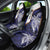 Personalised PNG Manus Province Car Seat Cover Bird of Paradise Tattoo Flag Motif - Polynesian Pride