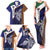Personalised PNG Manus Province Family Matching Tank Maxi Dress and Hawaiian Shirt Bird of Paradise Tattoo Flag Motif - Polynesian Pride