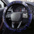 PNG Manus Province Steering Wheel Cover Bird of Paradise Tattoo Flag Motif - Polynesian Pride
