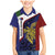 Personalised PNG Milne Bay Province Family Matching Mermaid Dress and Hawaiian Shirt Bird of Paradise Tattoo Flag Motif - Polynesian Pride