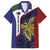 Personalised PNG Milne Bay Province Family Matching Tank Maxi Dress and Hawaiian Shirt Bird of Paradise Tattoo Flag Motif - Polynesian Pride