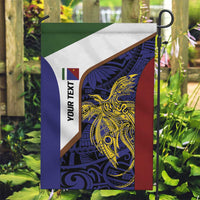 Personalised PNG Milne Bay Province Garden Flag Bird of Paradise Tattoo Flag Motif - Polynesian Pride