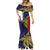 Personalised PNG Milne Bay Province Mermaid Dress Bird of Paradise Tattoo Flag Motif - Polynesian Pride