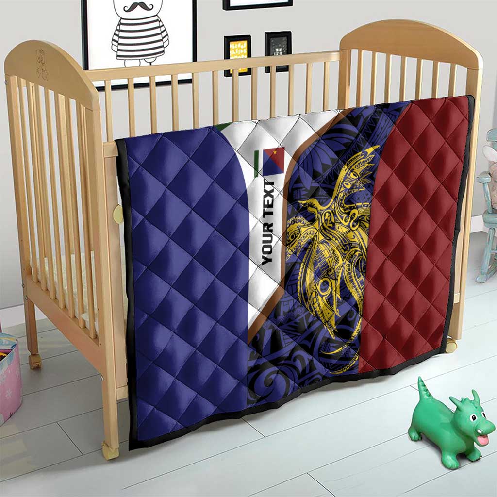 Personalised PNG Milne Bay Province Quilt Bird of Paradise Tattoo Flag Motif - Polynesian Pride