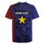 Personalised PNG Milne Bay Province Rugby Jersey Bird of Paradise Tattoo Flag Motif - Polynesian Pride