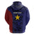 Personalised PNG Milne Bay Province Zip Hoodie Bird of Paradise Tattoo Flag Motif - Polynesian Pride