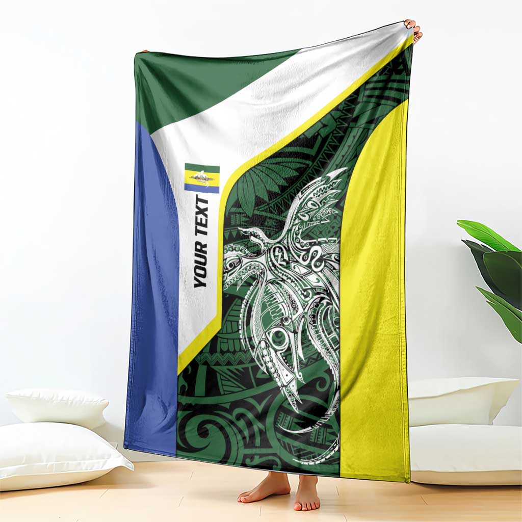 Personalised PNG Morobe Province Blanket Bird of Paradise Tattoo Flag Motif - Polynesian Pride