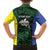Personalised PNG Morobe Province Family Matching Long Sleeve Bodycon Dress and Hawaiian Shirt Bird of Paradise Tattoo Flag Motif - Polynesian Pride