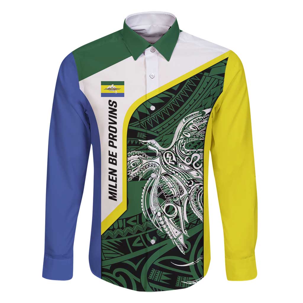 Personalised PNG Morobe Province Family Matching Long Sleeve Bodycon Dress and Hawaiian Shirt Bird of Paradise Tattoo Flag Motif - Polynesian Pride