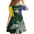 Personalised PNG Morobe Province Family Matching Mermaid Dress and Hawaiian Shirt Bird of Paradise Tattoo Flag Motif - Polynesian Pride