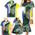 Personalised PNG Morobe Province Family Matching Mermaid Dress and Hawaiian Shirt Bird of Paradise Tattoo Flag Motif - Polynesian Pride