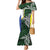 Personalised PNG Morobe Province Mermaid Dress Bird of Paradise Tattoo Flag Motif - Polynesian Pride