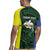 Personalised PNG Morobe Province Rugby Jersey Bird of Paradise Tattoo Flag Motif - Polynesian Pride
