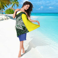 Personalised PNG Morobe Province Sarong Bird of Paradise Tattoo Flag Motif - Polynesian Pride