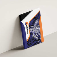 Personalised PNG New Ireland Canvas Wall Art Bird of Paradise Tattoo Flag Motif LT9 - Polynesian Pride