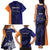 Personalised PNG New Ireland Family Matching Tank Maxi Dress and Hawaiian Shirt Bird of Paradise Tattoo Flag Motif - Polynesian Pride