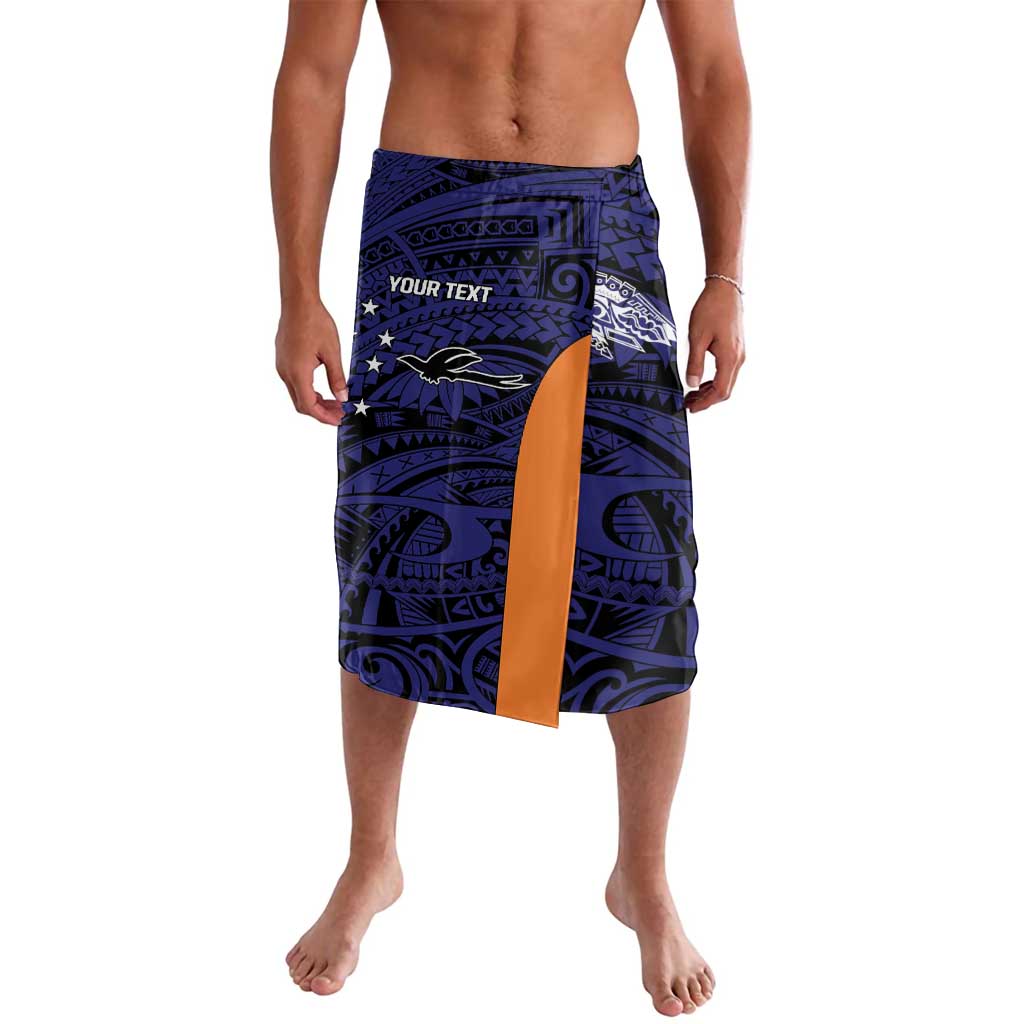 Personalised PNG New Ireland Lavalava Bird of Paradise Tattoo Flag Motif - Polynesian Pride