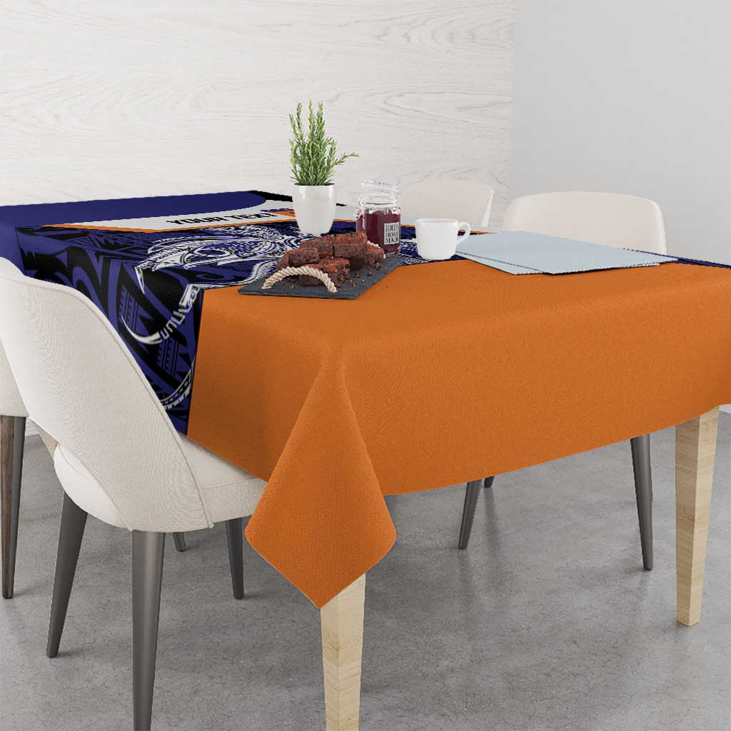 Personalised PNG New Ireland Tablecloth Bird of Paradise Tattoo Flag Motif - Polynesian Pride