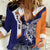 Personalised PNG New Ireland Women Casual Shirt Bird of Paradise Tattoo Flag Motif - Polynesian Pride