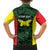 Personalised PNG Oro Province Family Matching Short Sleeve Bodycon Dress and Hawaiian Shirt Bird of Paradise Tattoo Flag Motif - Polynesian Pride
