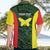 Personalised PNG Oro Province Hawaiian Shirt Bird of Paradise Tattoo Flag Motif - Polynesian Pride