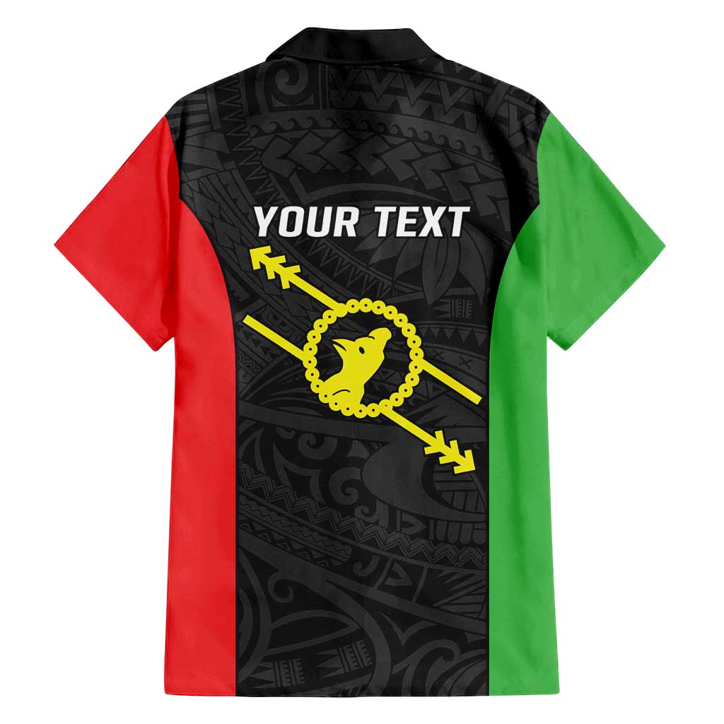 Personalised PNG Southern Highlands Province Family Matching Summer Maxi Dress and Hawaiian Shirt Bird of Paradise Tattoo Flag Motif - Polynesian Pride