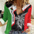 Personalised PNG Southern Highlands Province Women Casual Shirt Bird of Paradise Tattoo Flag Motif - Polynesian Pride