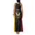 Personalised PNG Western Province Family Matching Tank Maxi Dress and Hawaiian Shirt Bird of Paradise Tattoo Flag Motif - Polynesian Pride