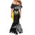 Personalised PNG Western Province Mermaid Dress Bird of Paradise Tattoo Flag Motif - Polynesian Pride