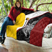 Personalised PNG Western Province Quilt Bird of Paradise Tattoo Flag Motif - Polynesian Pride