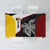 Personalised PNG Western Province Tablecloth Bird of Paradise Tattoo Flag Motif - Polynesian Pride