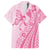 Pacific Girl and Butterfly Cancer Ribbon Personalised Family Matching Tank Maxi Dress and Hawaiian Shirt