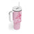 Pacific Girl and Butterfly Cancer Ribbon Personalised Tumbler With Handle