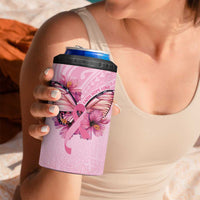 Faith Hope Love Butterfly Ribbon Personalised 4 in 1 Can Cooler Tumbler