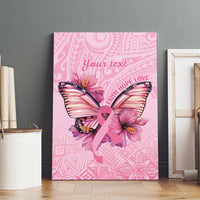 Faith Hope Love Butterfly Ribbon Personalised Canvas Wall Art