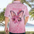 Faith Hope Love Butterfly Ribbon Personalised Hawaiian Shirt