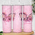 Faith Hope Love Butterfly Ribbon Personalised Skinny Tumbler