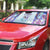 Custom New Zealand Aotearoa Auto Sun Shade Pink Maori Paua Shell Indigenous - Polynesian Pride