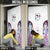 Custom New Zealand Aotearoa Door Cover Pink Maori Paua Shell Indigenous - Polynesian Pride