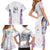 Custom New Zealand Aotearoa Family Matching Short Sleeve Bodycon Dress and Hawaiian Shirt Pink Maori Paua Shell Indigenous - Polynesian Pride