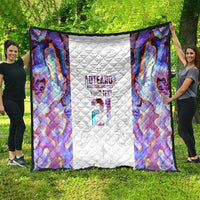 Custom New Zealand Aotearoa Quilt Pink Maori Paua Shell Indigenous - Polynesian Pride